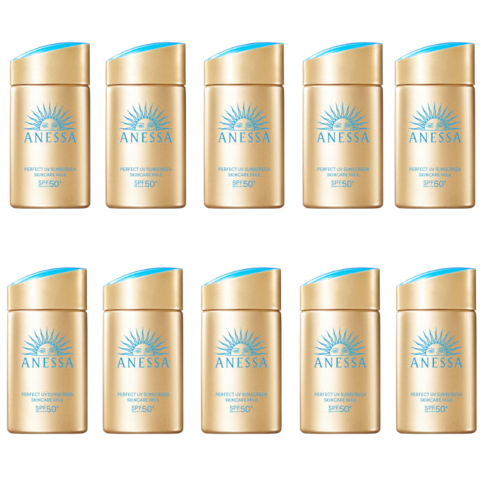 Wholesale Shiseido Anessa Perfect UV Sunscreen Skin Care Milk SPF50+ PA++++ 2024 Version - 60ml 10ea Set | Carsha