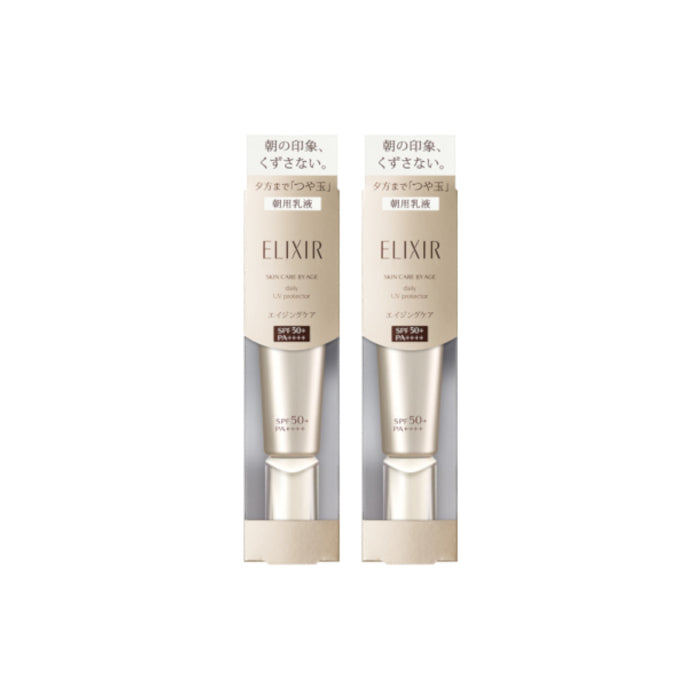 Wholesale Shiseido - ELIXIR Skin Care by Age Daily UV protector SPF50+ PA++++ - 35ml 2ea Set | Carsha