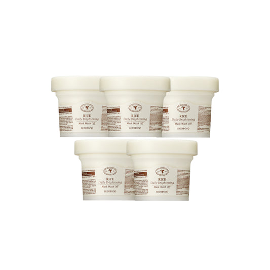 Wholesale SKINFOOD Rice Daily Brightening Mask Wash Off - 210g 5ea Set | Carsha