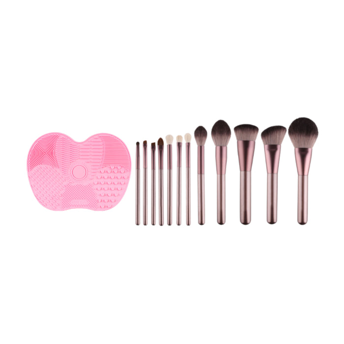 Wholesale MissLady - Silicone Makeup Brush Cleaner - 1pc 15.5cm X 11.5cm - Pink X MissLady - Set Of 12 Make Up Brushes - 1set/12pcs -... | Carsha