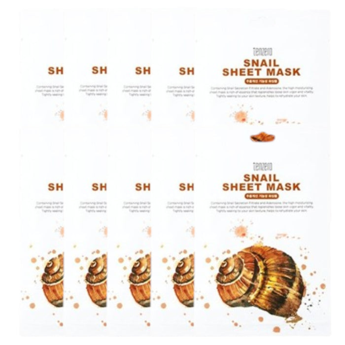 Wholesale tenzero - Snail Sheet Mask 10ea Set | Carsha