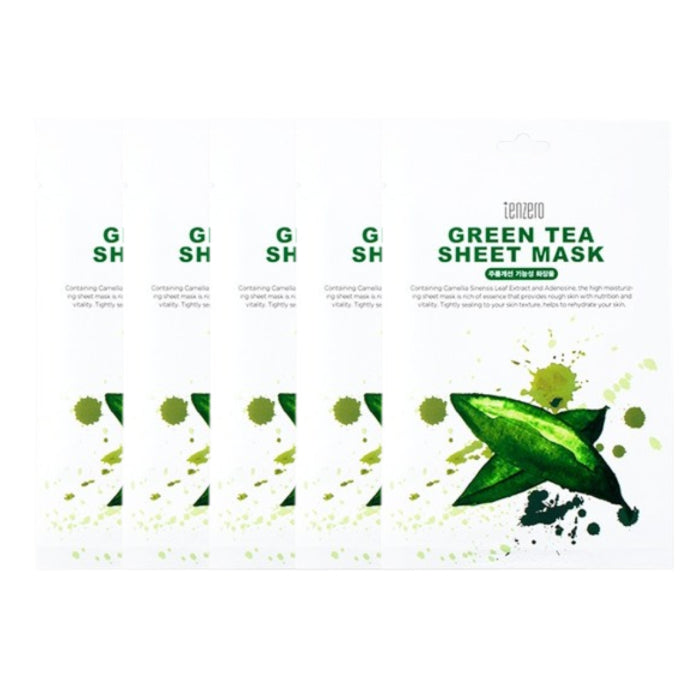 Wholesale tenzero - Green Tea Sheet Mask 5ea Set | Carsha
