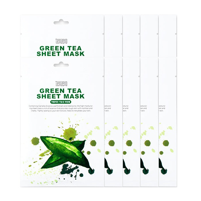 Wholesale tenzero - Green Tea Sheet Mask - 10ea Set | Carsha