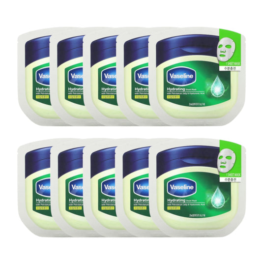 Wholesale Vaseline - Hydrating Sheet Mask 10pc Set | Carsha