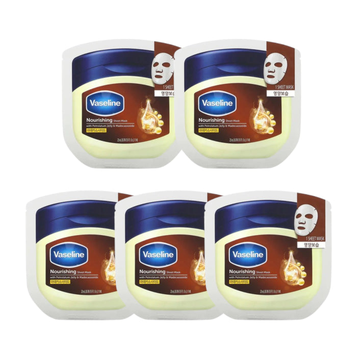 Wholesale Vaseline - Nourishing Sheet Mask 5pc Set | Carsha