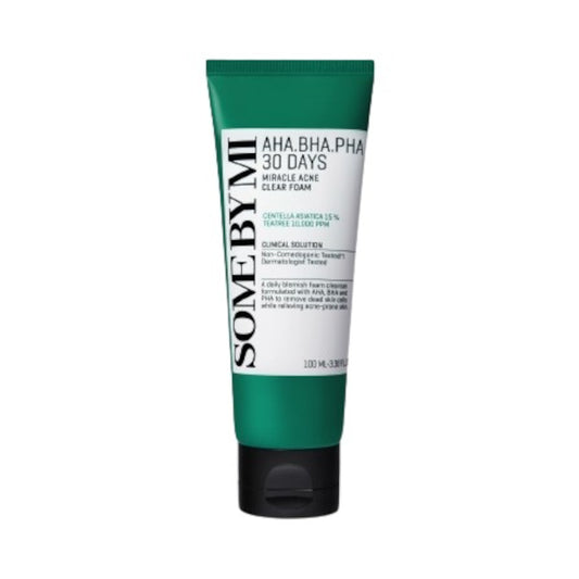 Wholesale DEAL SOME BY MI - AHA-BHA-PHA 30 Days Miracle Acne Clear Foam OTC Version - 100ml | Carsha