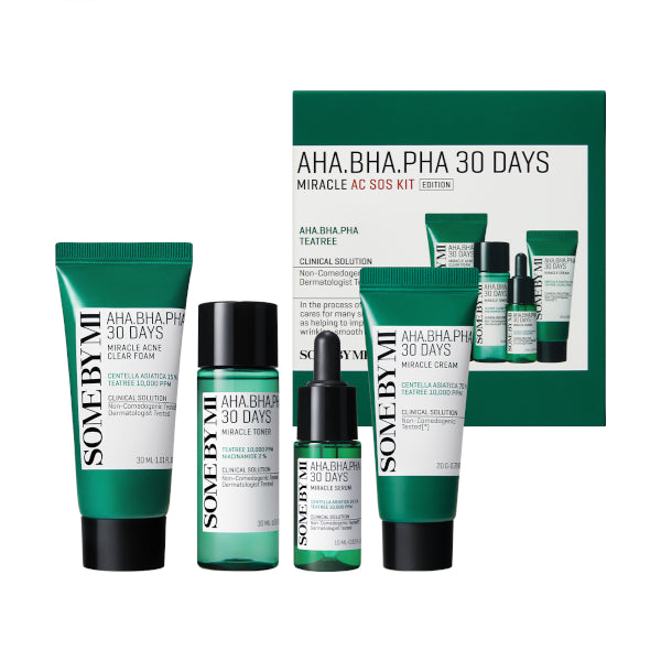Wholesale SOME BY MI - AHA-BHA-PHA 30 Days Miracle Acne SOS Kit | Carsha