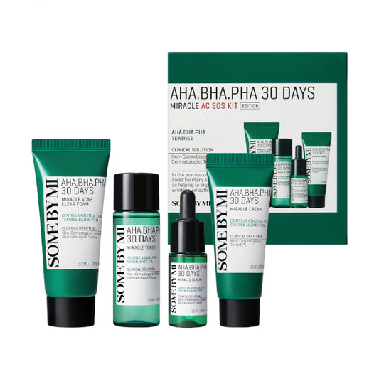 Wholesale SOME BY MI - AHA-BHA-PHA 30 Days Miracle Acne SOS Kit | Carsha