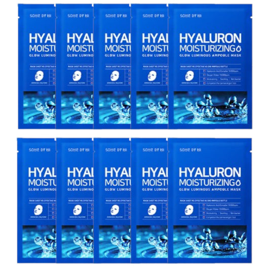 Wholesale SOME BY MI - Hyaluron Moisturizing Glow Luminous Ampoule Mask Water - 10pcs | Carsha