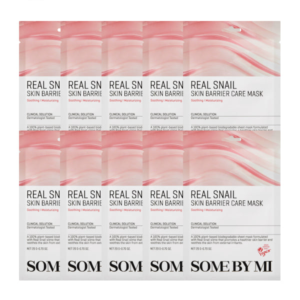 Wholesale SOME BY MI - Real Snail Skin Barrier Care Mask - 10pcs | Carsha