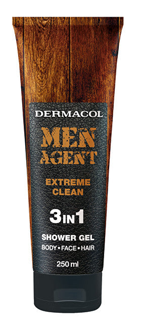 Dermacol Gel Doccia Uomo 3in1 Extreme Clean Men Agent (Gel Doccia) 250ml
