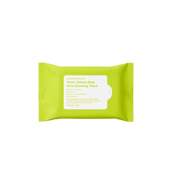 Wholesale SUNGBOON EDITOR - Green Tomato Deep Pore Cleansing Tissue - 10 sheets / 50g | Carsha