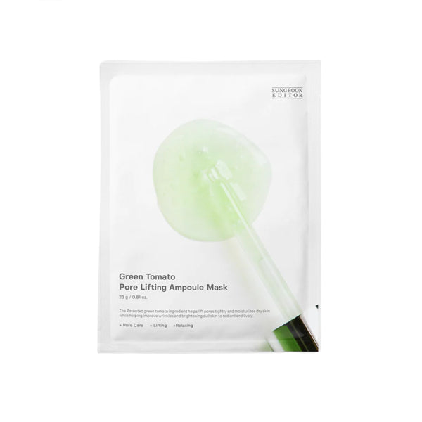 Wholesale SUNGBOON EDITOR - Green Tomato Pore Lifting Ampoule Mask - 23g | Carsha