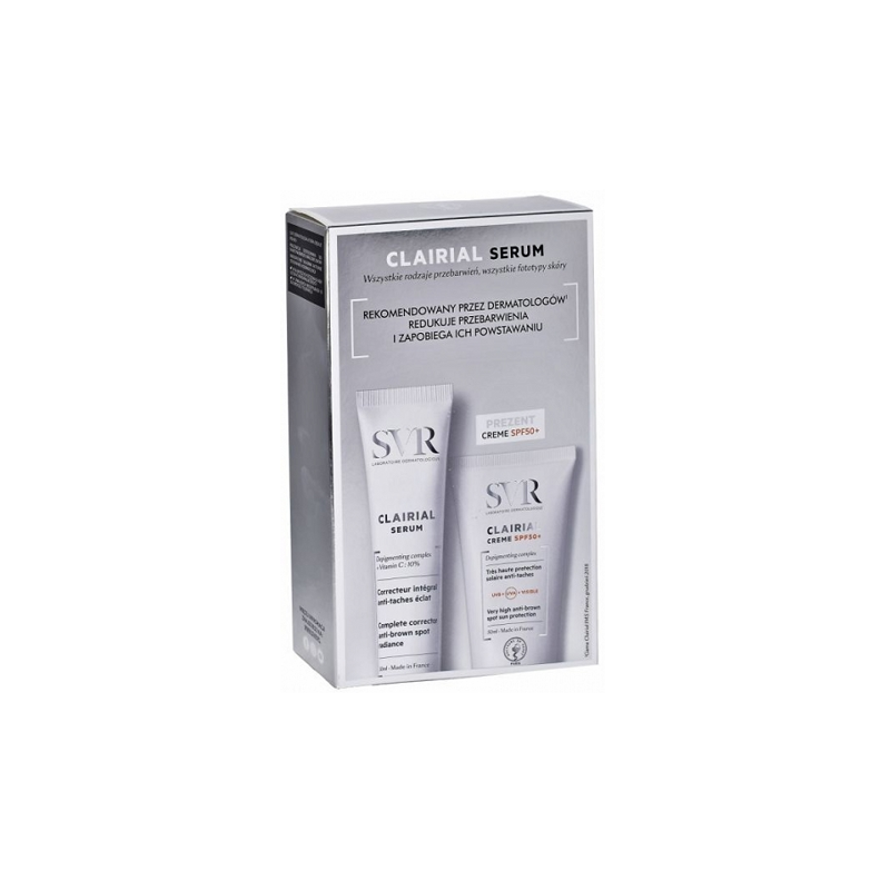 Wholesale Svr Clairial Cofanetto Viso Crema Spf50 Siero protettivo antimacchia | Carsha