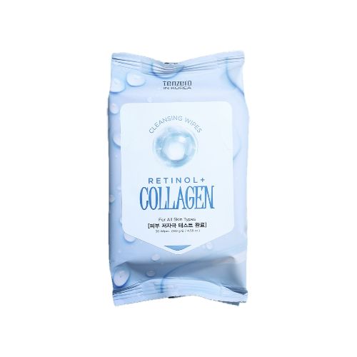 Wholesale tenzero - Retinol Collagen Cleansing Wipes - 30pcs | Carsha