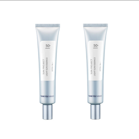 Wholesale THANK YOU FARMER - Sun Project Light Sun Essence - 40ml 2ea Set | Carsha
