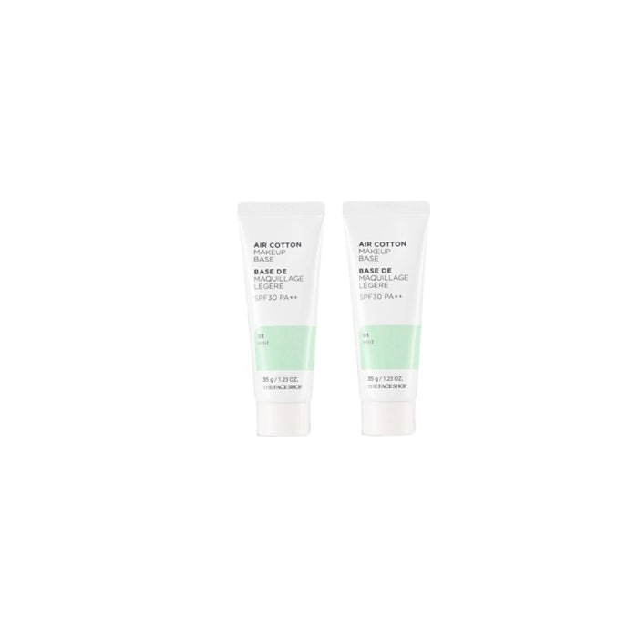 Wholesale THE FACE SHOP - Air Cotton Makeup Base - Mint 2ea Set | Carsha
