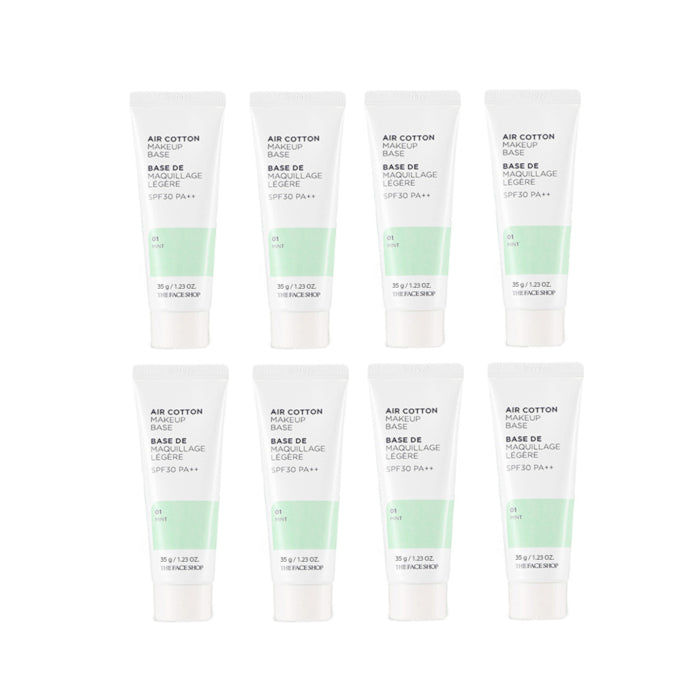 Wholesale THE FACE SHOP - Air Cotton Makeup Base - Mint 8ea Set | Carsha