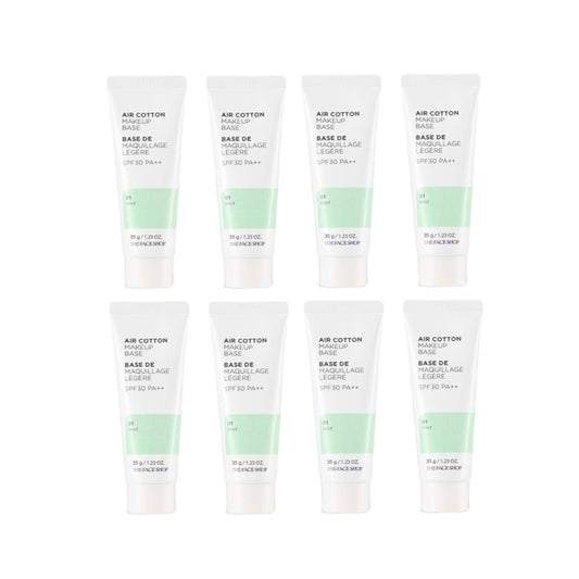 Wholesale THE FACE SHOP - Air Cotton Makeup Base - Mint 8ea Set | Carsha