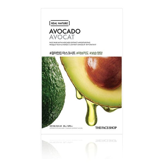 Wholesale THE FACE SHOP - Real Nature Face Mask - Avocado - 1pc | Carsha