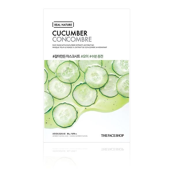 Wholesale THE FACE SHOP - Real Nature Face Mask - Cucumber - 1pc | Carsha