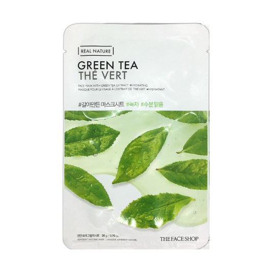 Wholesale THE FACE SHOP - Real Nature Face Mask - Green Tea - 1pc | Carsha