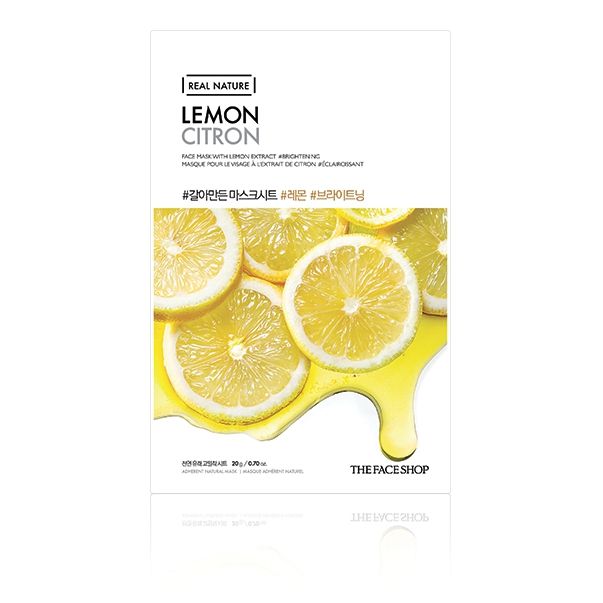 Wholesale THE FACE SHOP - Real Nature Face Mask - Lemon - 1pc | Carsha