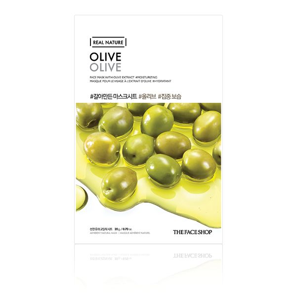 Wholesale THE FACE SHOP - Real Nature Face Mask - Olive - 1pc | Carsha