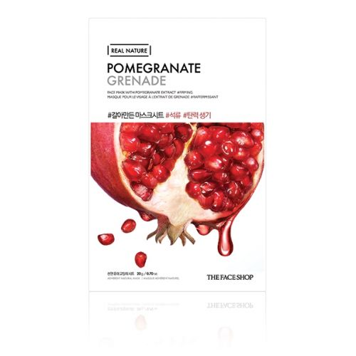 Wholesale THE FACE SHOP - Real Nature Face Mask - Pomegranate - 1pc | Carsha