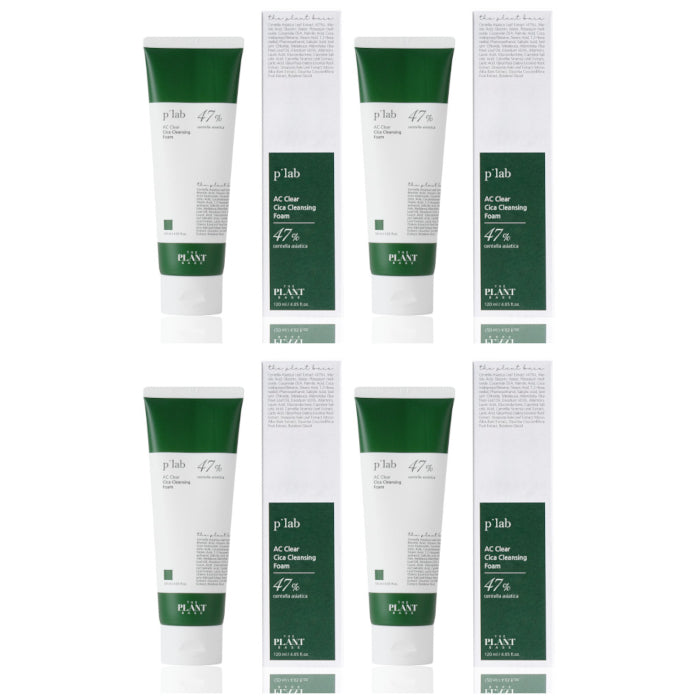 Wholesale THE PLANT BASE - AC Clear Cica Cleansing Foam - 120ml 4ea Set | Carsha