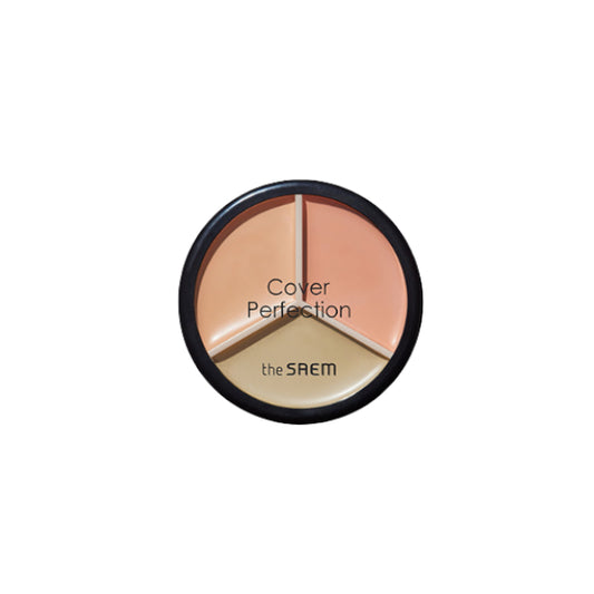 Wholesale The Saem - Cover Perfection Triple Pot Concealer - 4.5g*3 - 01 Correct Beige | Carsha