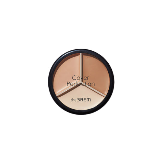Wholesale The Saem - Cover Perfection Triple Pot Concealer - 4.5g*3 - 02 Contour Beige | Carsha