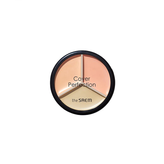 Wholesale The Saem - Cover Perfection Triple Pot Concealer - 4.5g*3 - 03 Correct Up Beige | Carsha