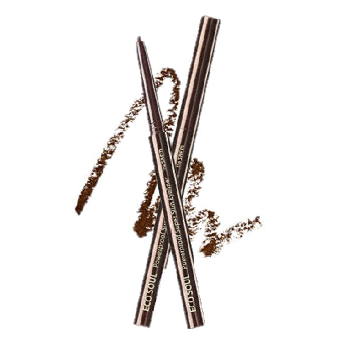 Wholesale Deal The Saem - Eco Soul Powerproof Super Slim Eyeliner - 0.1g - BR05 Choco Brown | Carsha