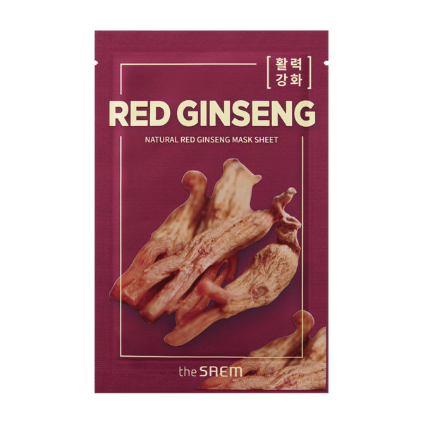 Wholesale The Saem - Natural Mask Sheet - Red Ginseng - 1pc | Carsha