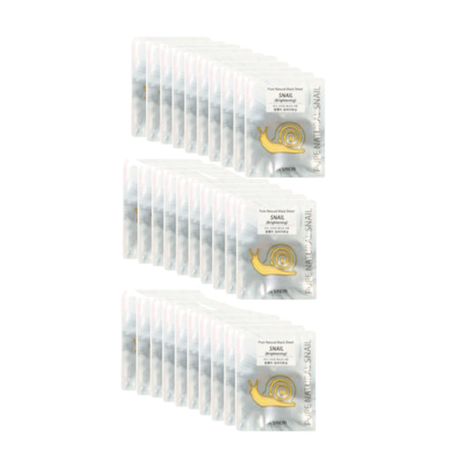 Wholesale The Saem - Pure Natural Mask Sheet - Snail Brightening 30ea Set | Carsha