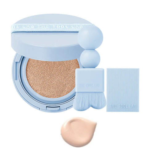 批發 THE TOOL LAB - Stamp Skinfit Cushion Airy + 刷子 - 11g - 21 象牙色 | Carsha