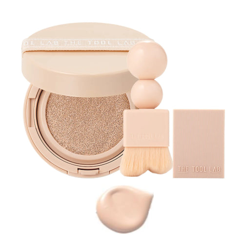 Wholesale THE TOOL LAB - Stamp Skinfit Cushion Glow + Brush - 11g - 21 Ivory | Carsha