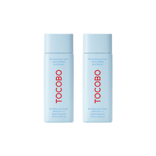 Wholesale TOCOBO - Bio Watery Sun Cream SPF50 PA++++ - 50ml 2ea Set | Carsha