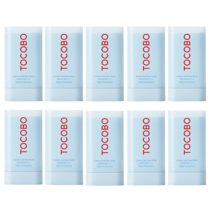 Wholesale TOCOBO - Cotton Soft Sun Stick SPF50 PA++++ - 19g 10ea Set | Carsha