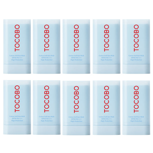 Wholesale TOCOBO - Cotton Soft Sun Stick SPF50 PA++++ - 19g 10ea Set | Carsha