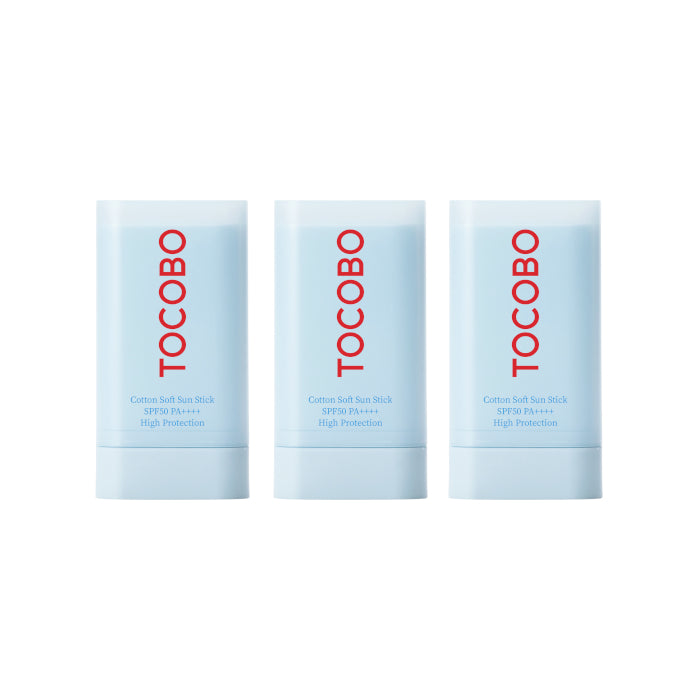 Wholesale TOCOBO - Cotton Soft Sun Stick SPF50 PA++++ - 19g 3ea Set | Carsha