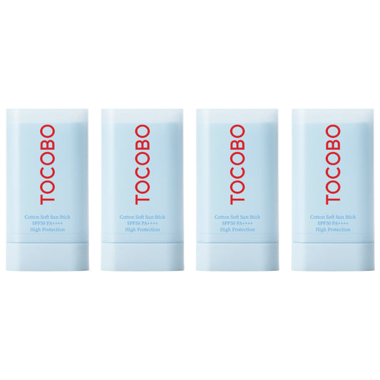 Wholesale TOCOBO - Cotton Soft Sun Stick SPF50 PA++++ - 19g 4ea Set | Carsha