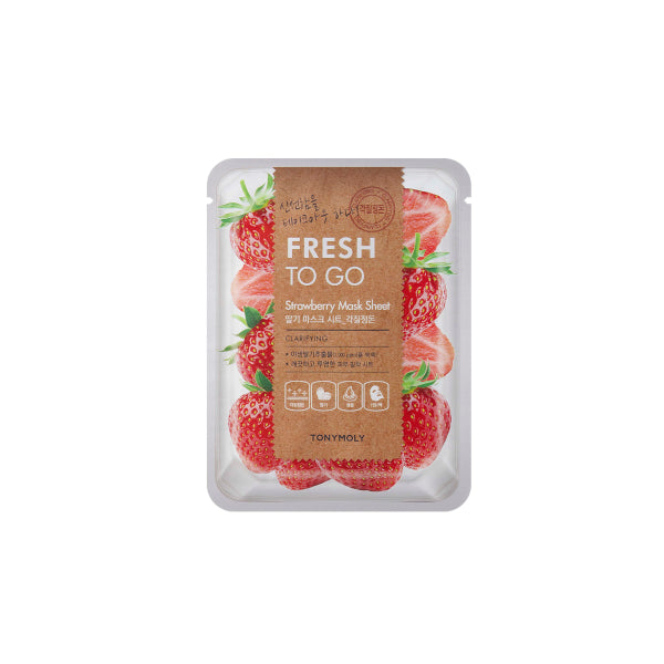 Wholesale TONYMOLY - Fresh To Go Mask Sheet - 1pc - Strawberry | Carsha