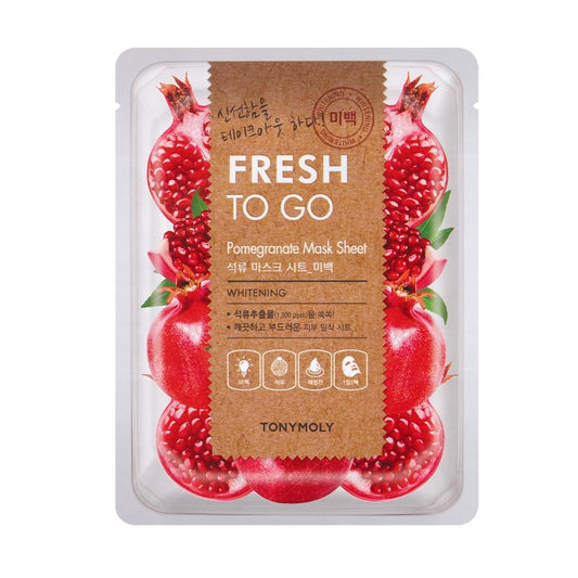 Wholesale TONYMOLY - Fresh To Go Mask Sheet - POMEGRANATE - 1pc | Carsha