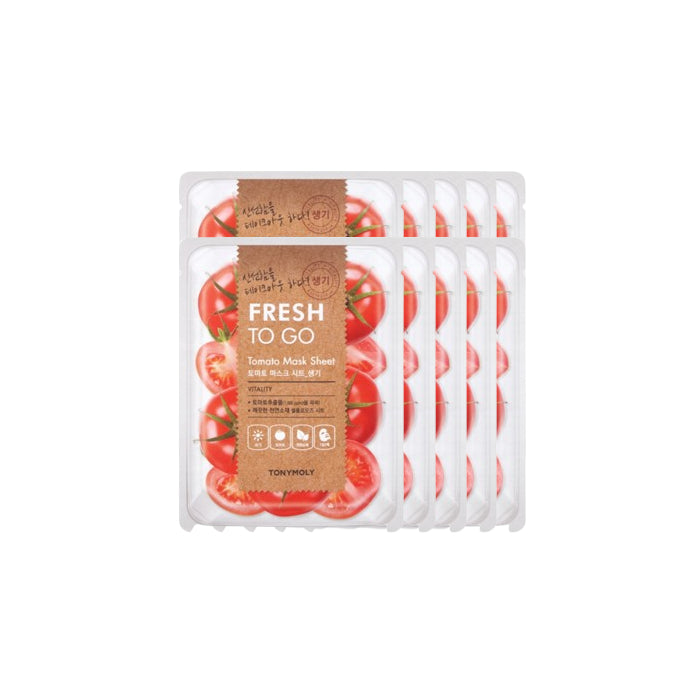 Wholesale TONYMOLY - Fresh To Go Mask Sheet - TOMATO - 1pc 10ea Set | Carsha