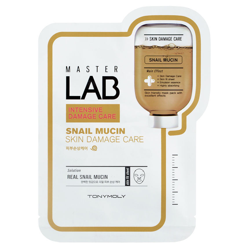 Wholesale TONYMOLY - Master Lab Real Mask Sheet - Snail Mucin - 1pc | Carsha