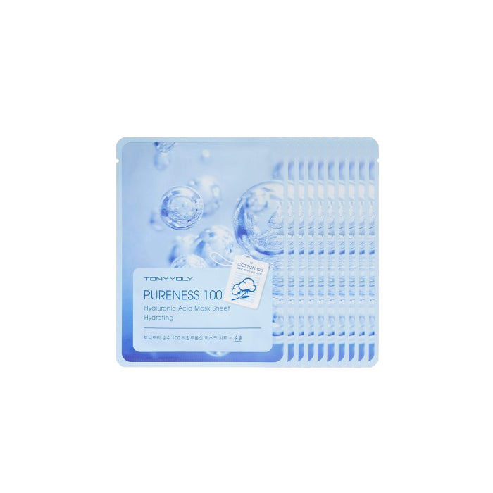 Wholesale TONYMOLY - Pureness 100 Mask Sheet - Hyaluronic Acid 10ea Set | Carsha