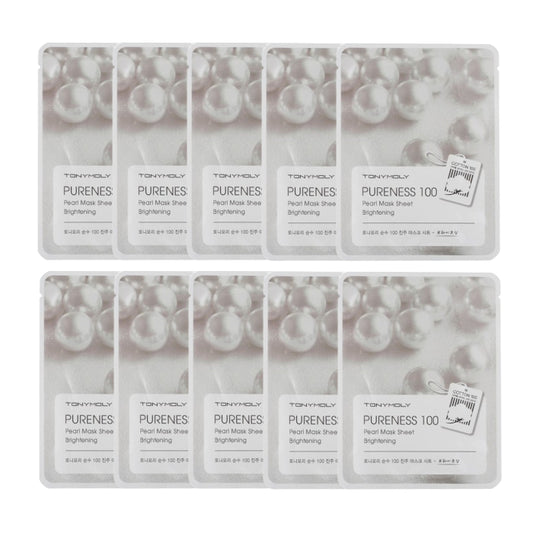 Wholesale TONYMOLY - Pureness 100 Mask Sheet - Pearl 10ea Set | Carsha