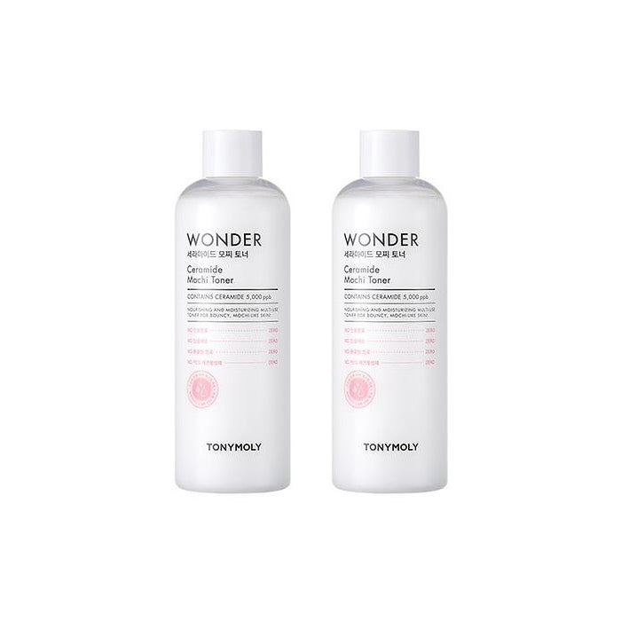 Wholesale TONYMOLY Wonder Ceramide Mochi Toner - 500ml 2ea Set | Carsha